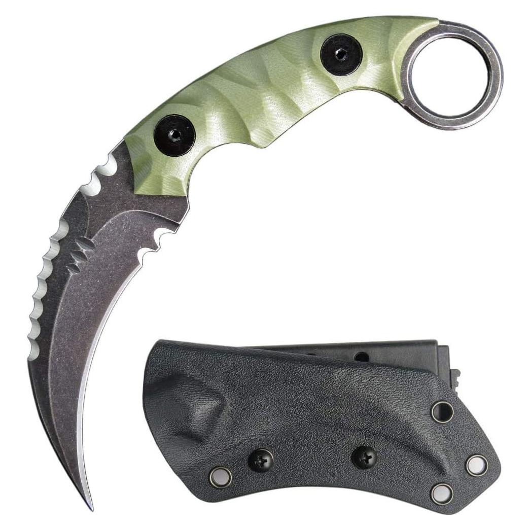 Cuchillo de Hoja Fija Canku C1691 Acero D2 Mango G10 10.2 cm