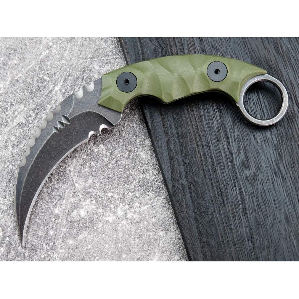 Cuchillo de Hoja Fija Canku C1691 Acero D2 Mango G10 10.2 cm