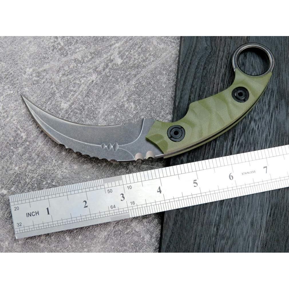 Cuchillo de Hoja Fija Canku C1691 Acero D2 Mango G10 10.2 cm