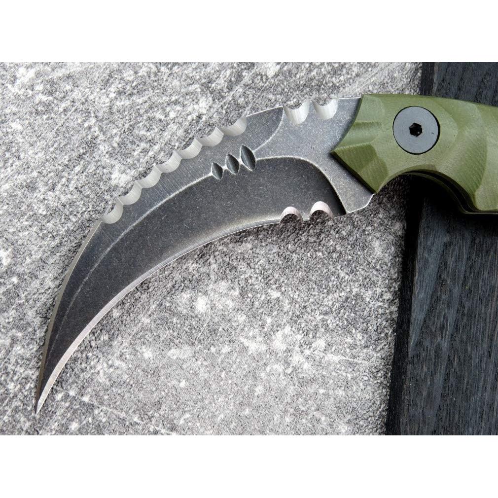 Cuchillo de Hoja Fija Canku C1691 Acero D2 Mango G10 10.2 cm