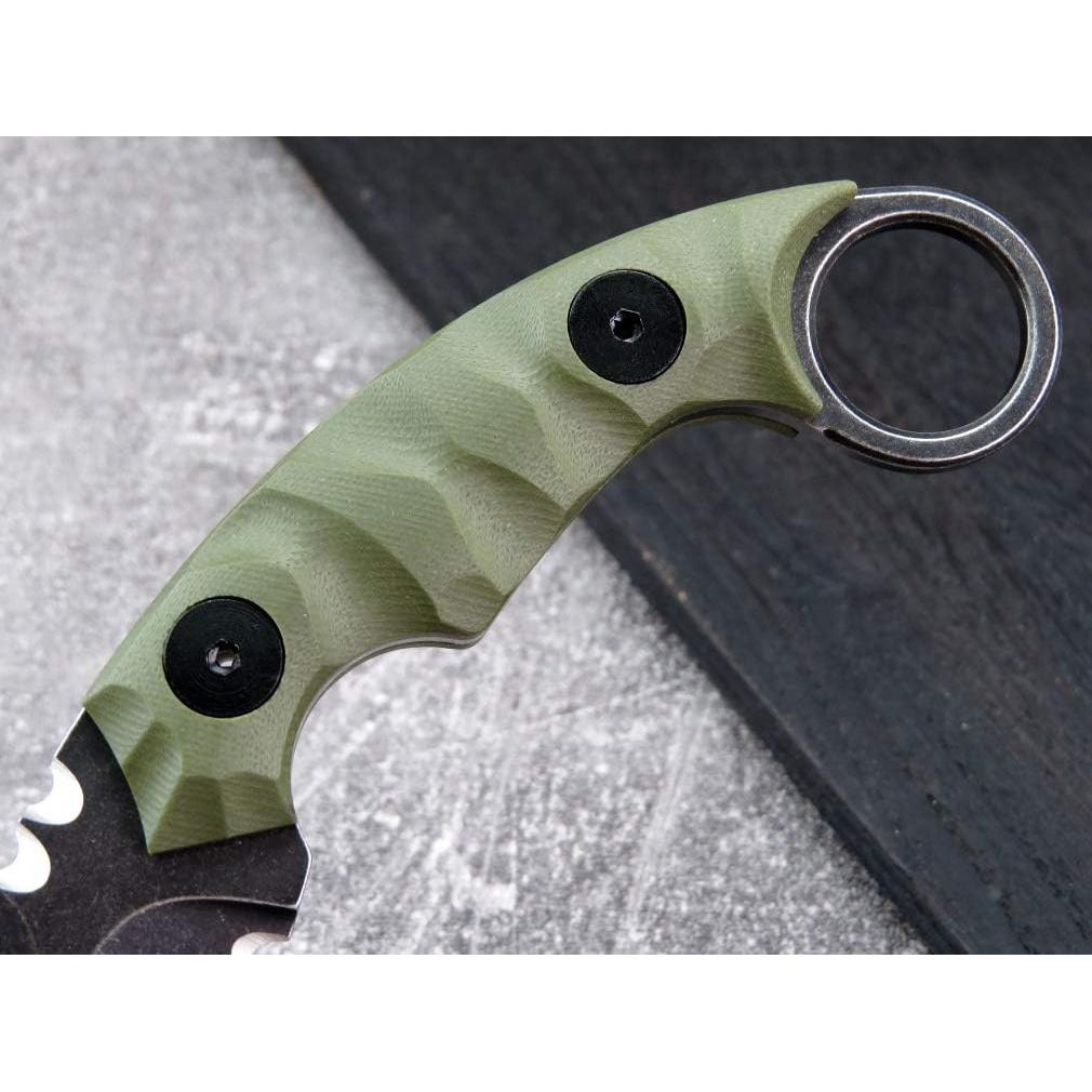 Cuchillo de Hoja Fija Canku C1691 Acero D2 Mango G10 10.2 cm