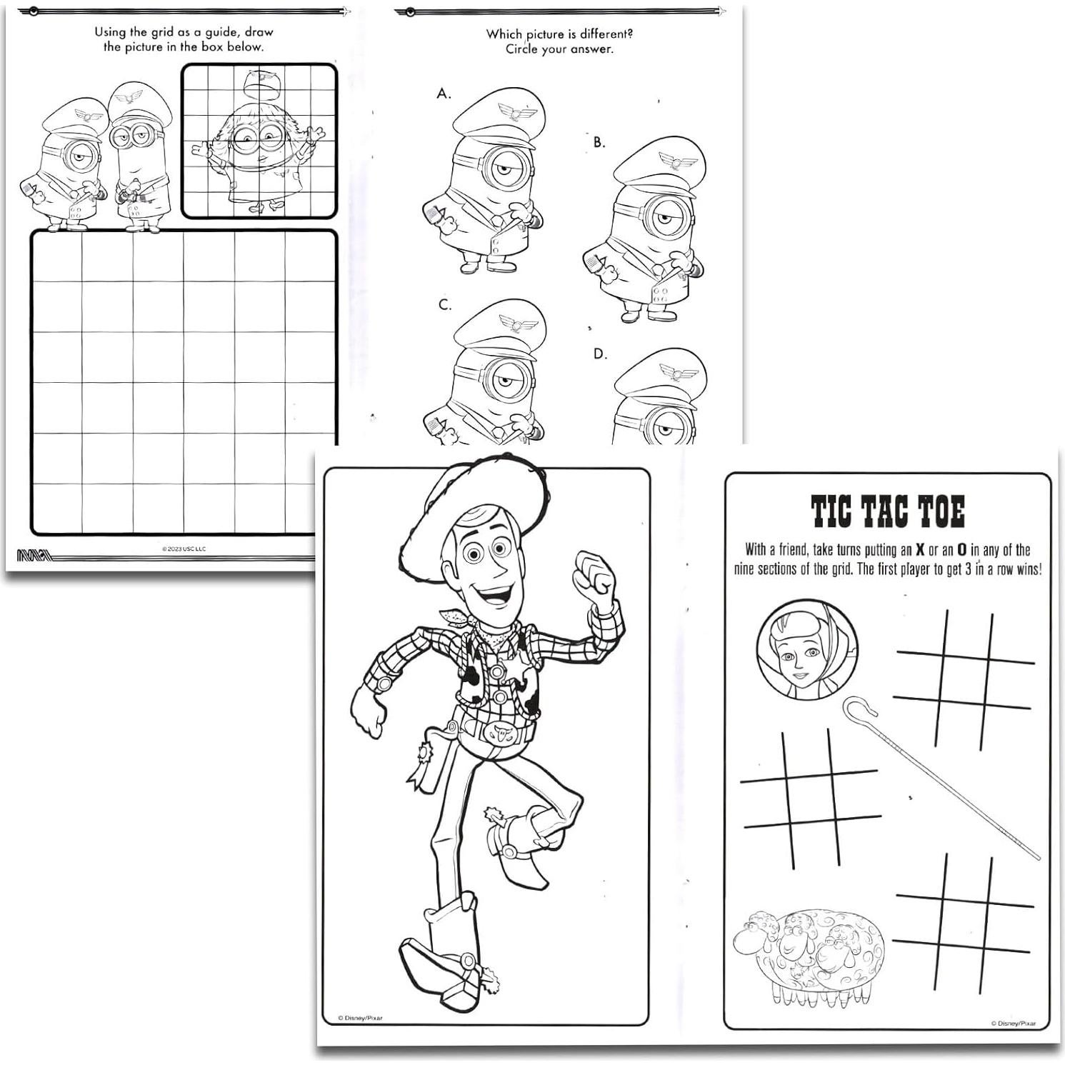 Paquete de 24 Libros para Colorear Bendon - Premios Aula Niños 3+