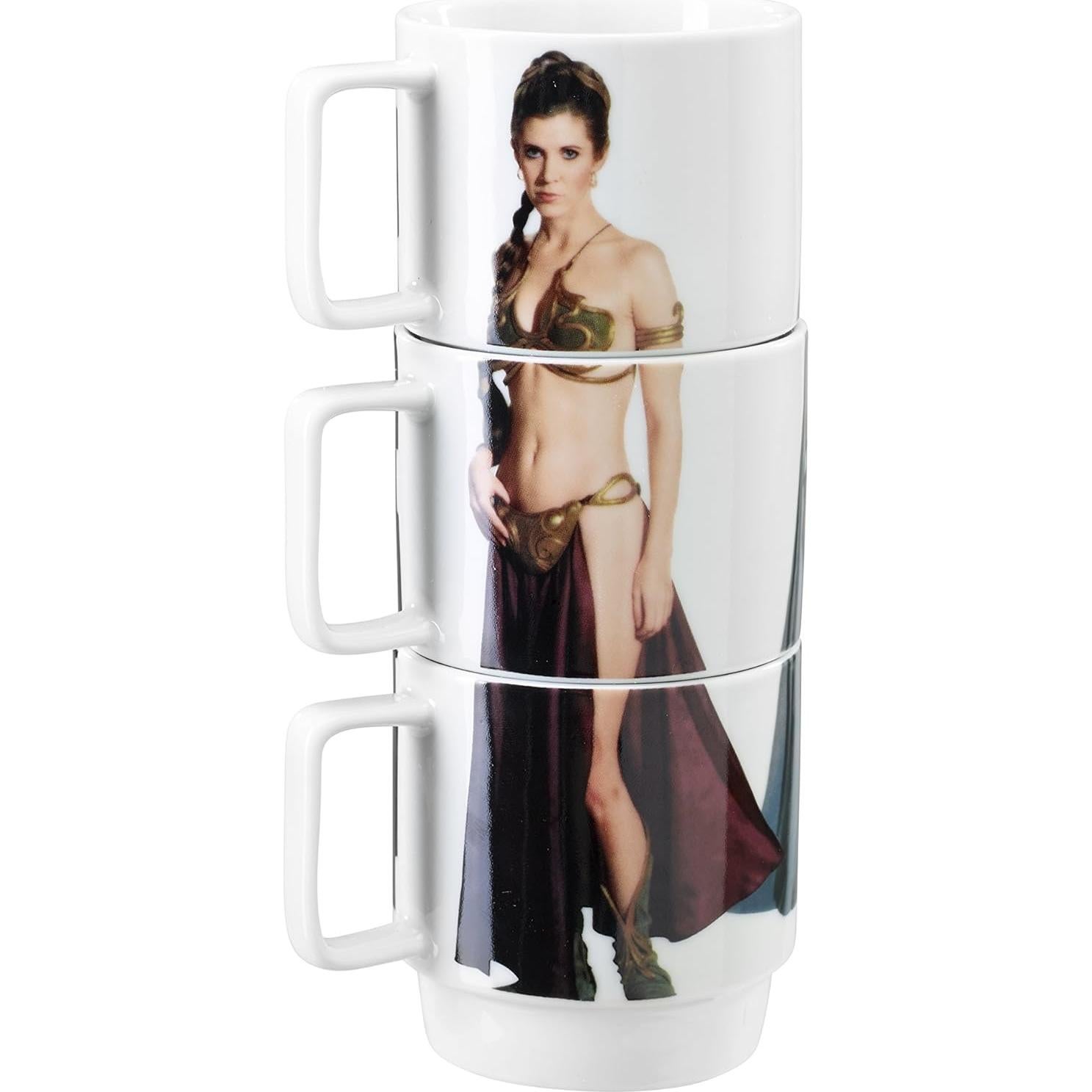 Juego de Tazas Apilables Star Wars - Cerámica 11 Onzas