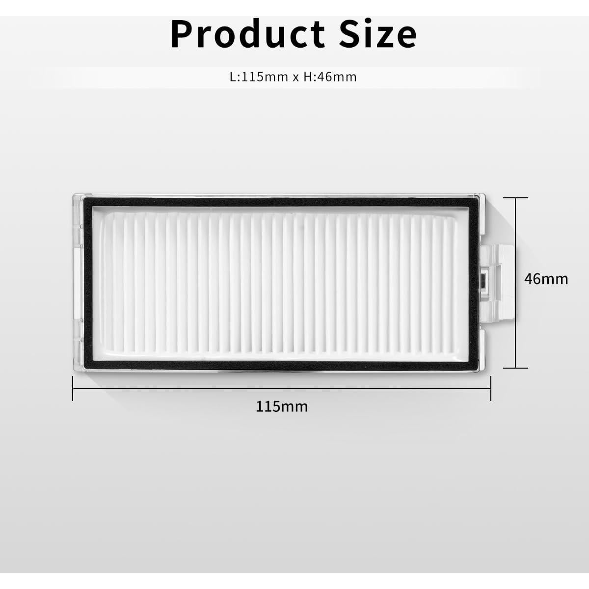 4 Filtros Lavables Rrochio para Aspiradora Roborock Q7 Max