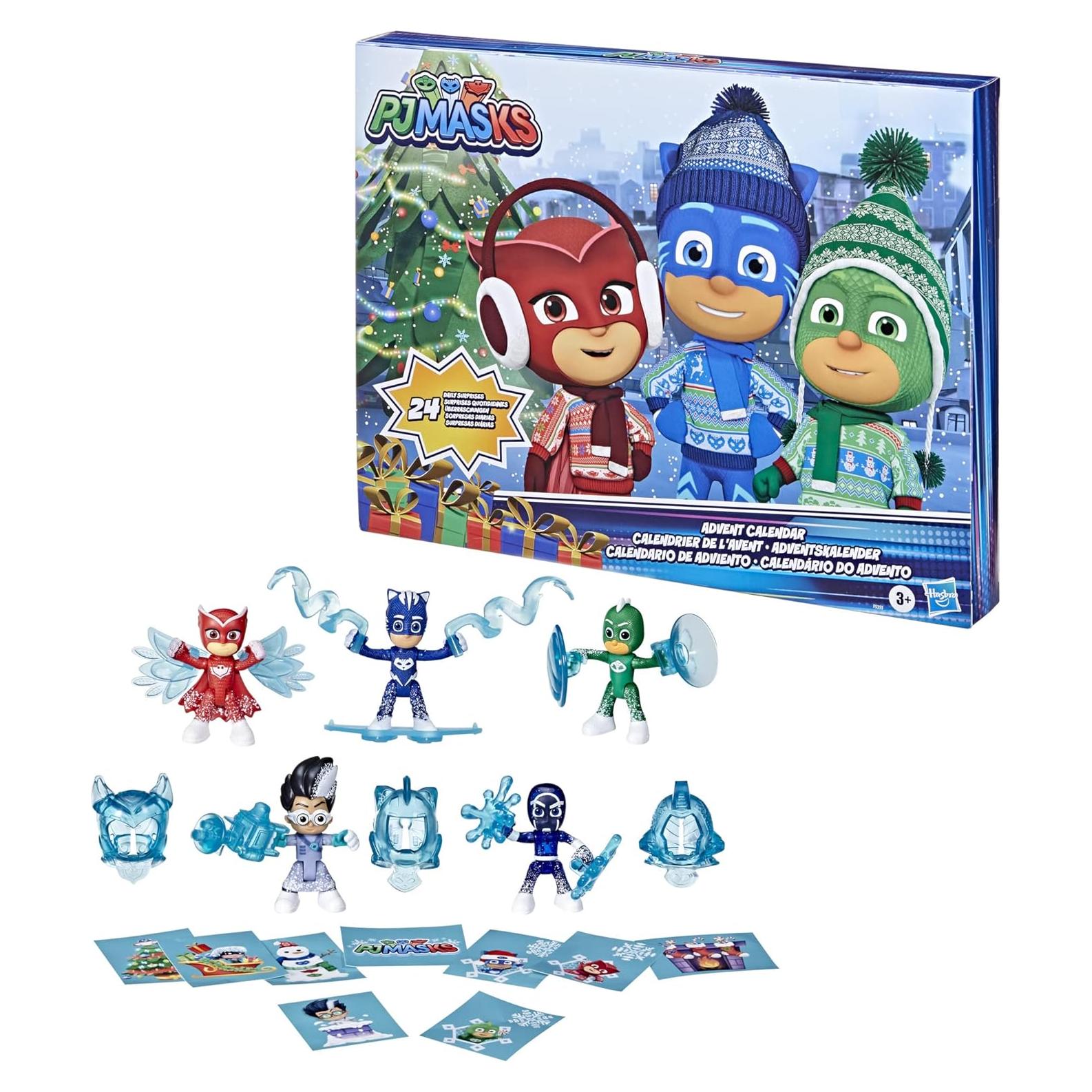 Calendario de Adviento PJ Masks Hasbro con 27 Juguetes Sorpresa