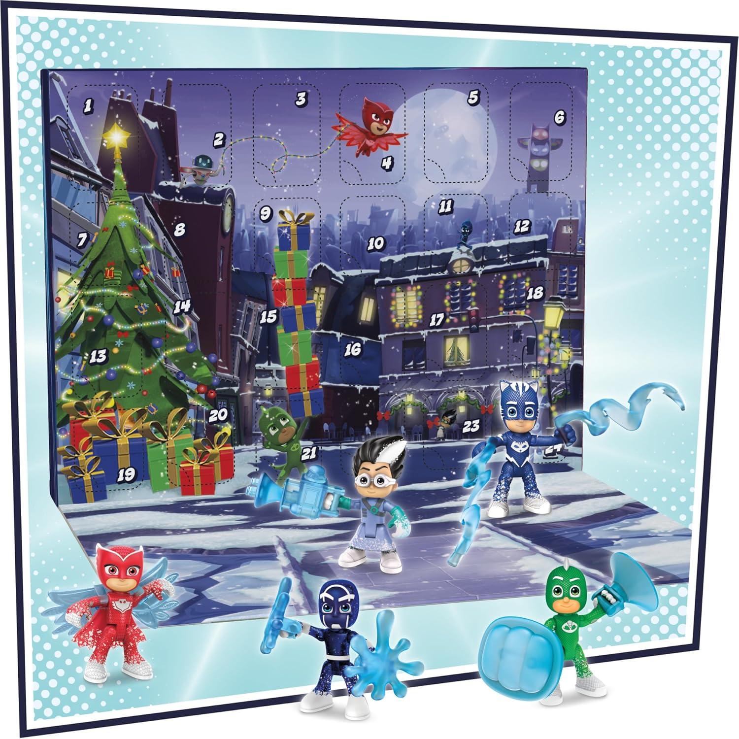 Calendario de Adviento PJ Masks Hasbro con 27 Juguetes Sorpresa