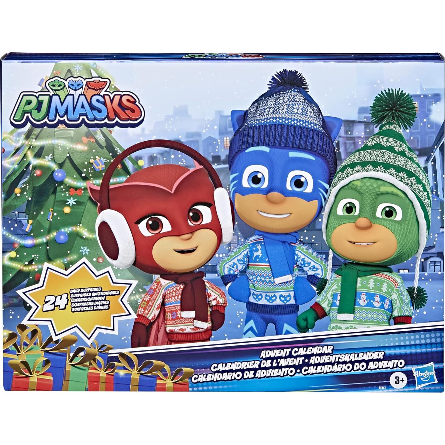 Calendario de Adviento PJ Masks Hasbro con 27 Juguetes Sorpresa