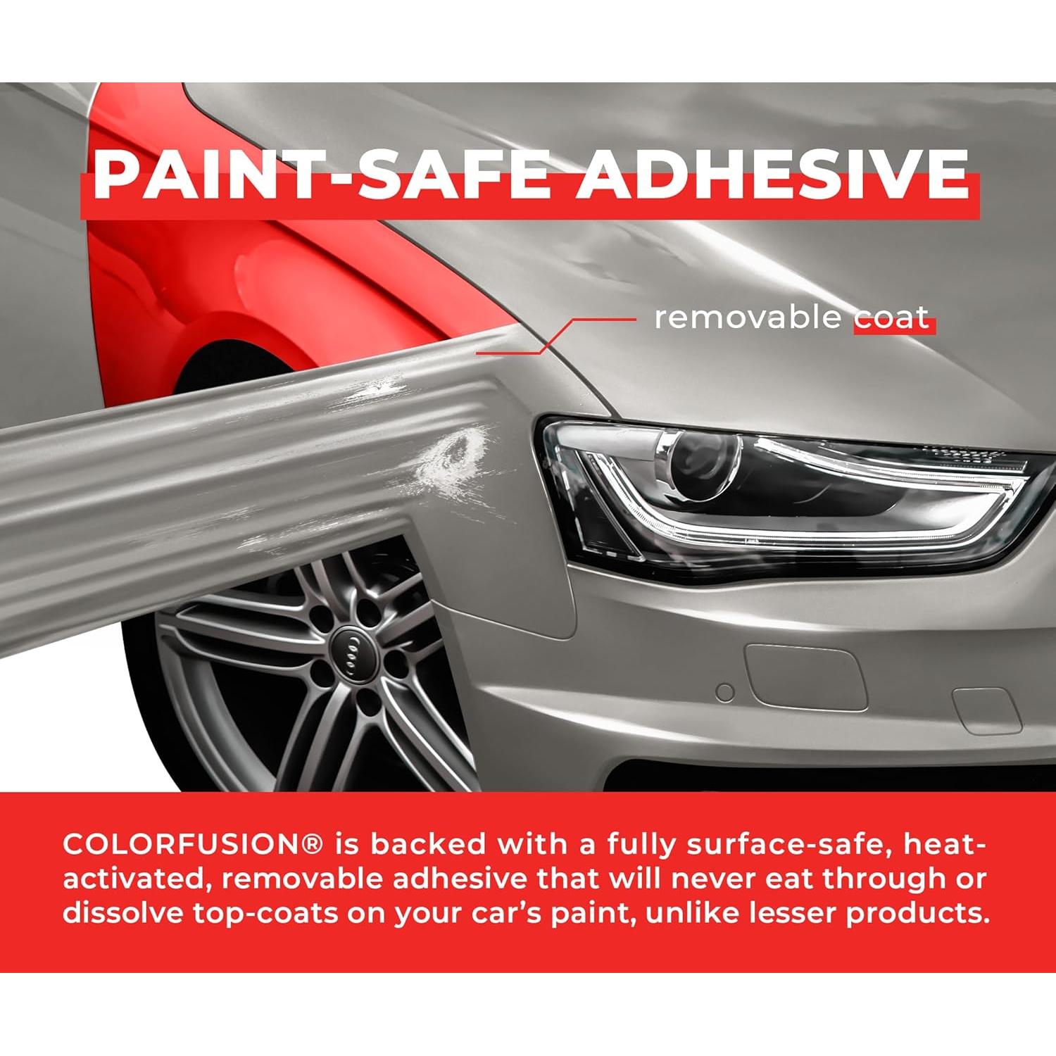 Vinilo Envoltura Automotriz VViViD ColorFusion Gris Tiza 30.9x152.4cm