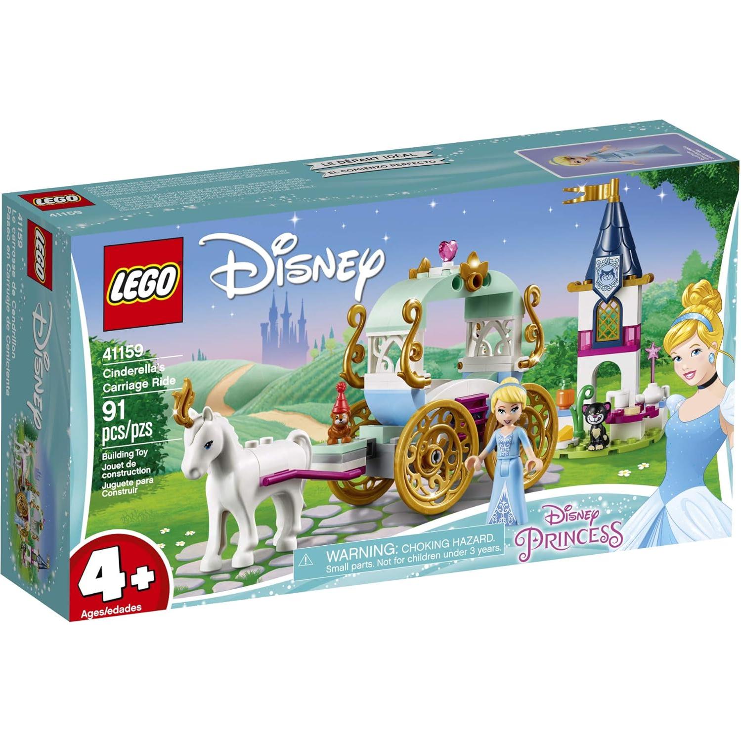 LEGO Disney Paseo en Carroza de Cenicienta 41159 - 91 Piezas