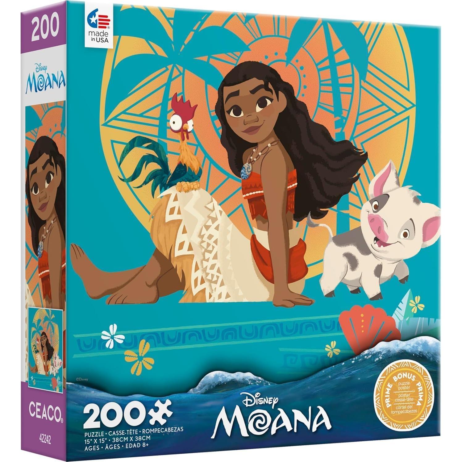 Rompecabezas Ceaco Disney Moana 200 Piezas 38.1x38.1cm