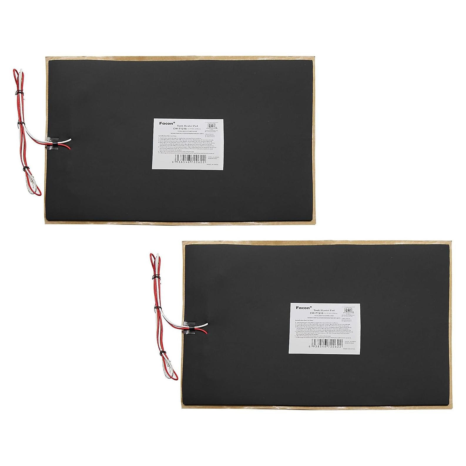 Almohadilla Calefactora Facon 12x18cm 12V - 2 Pack