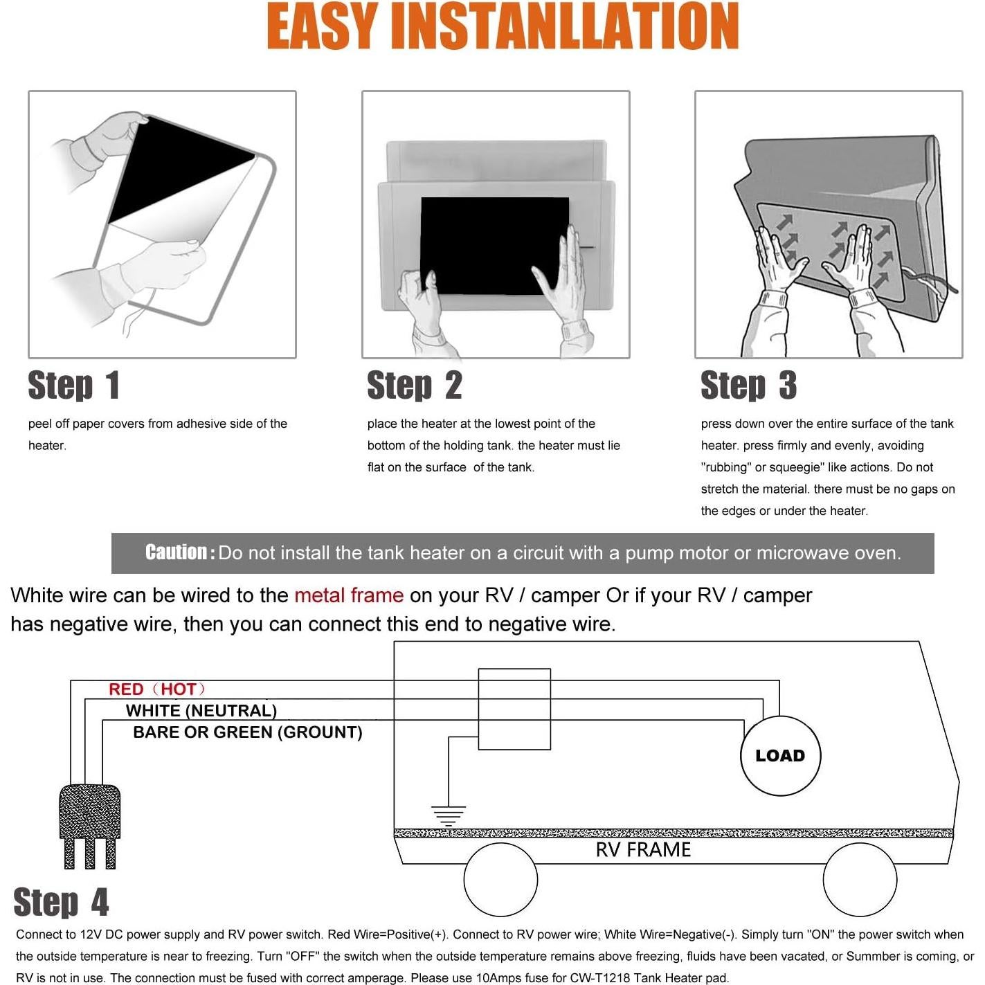 Almohadilla Calefactora Facon 12x18cm 12V - 2 Pack