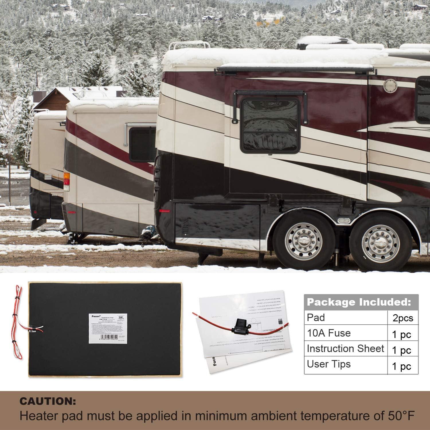 Almohadilla Calefactora Facon 12x18cm 12V - 2 Pack