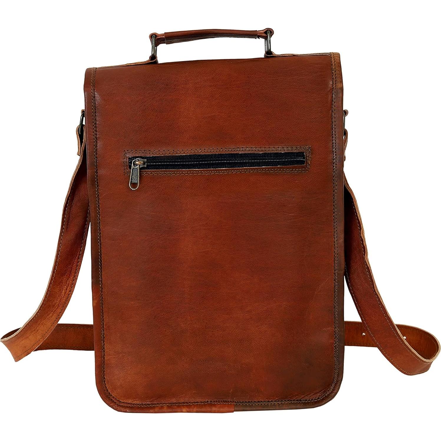 Bolsa de Mensajero de Cuero para Tableta 13" - Dañada