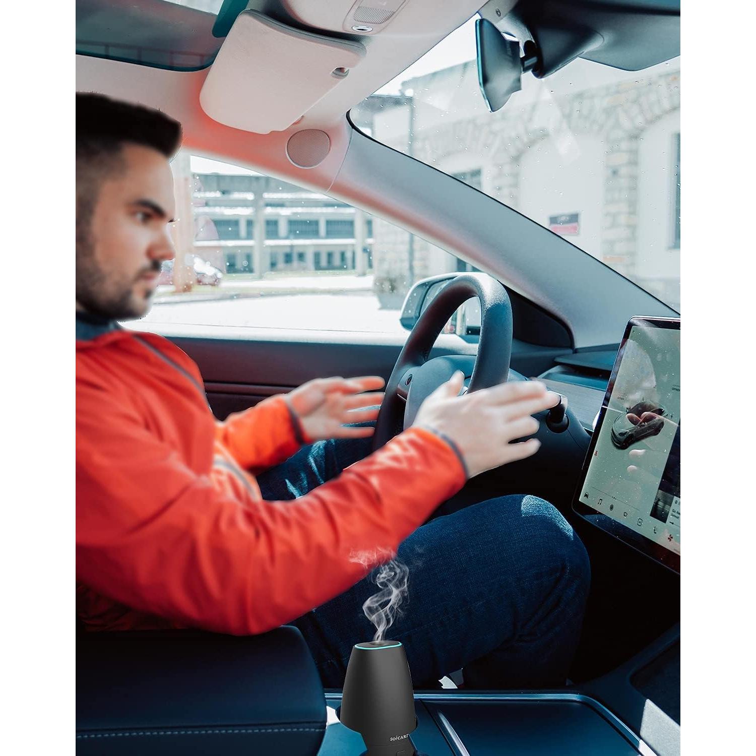 Difusor de Aceites Esenciales SOICARE USB para Automóvil 60ml