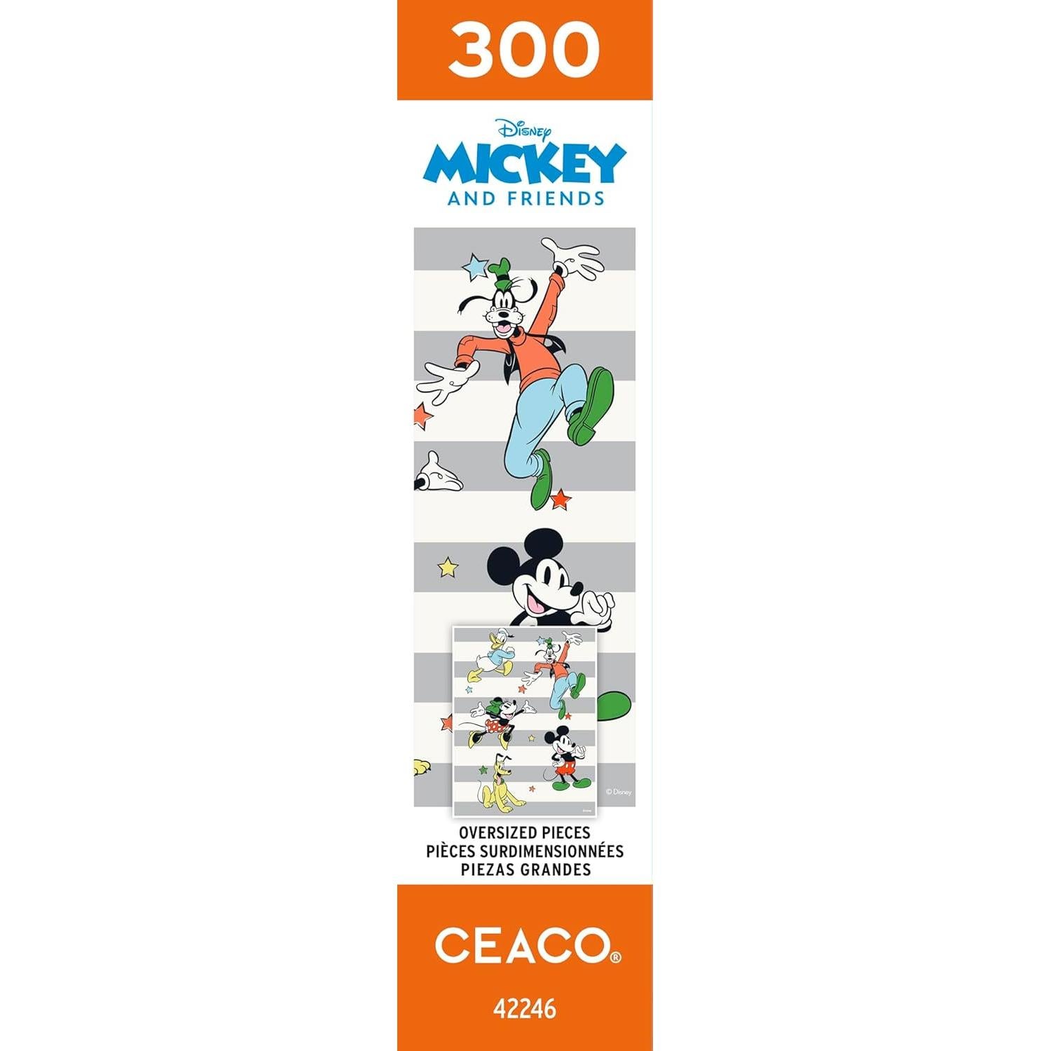 Rompecabezas Ceaco Disney Mickey y Amigos 300 Piezas 54x38cm