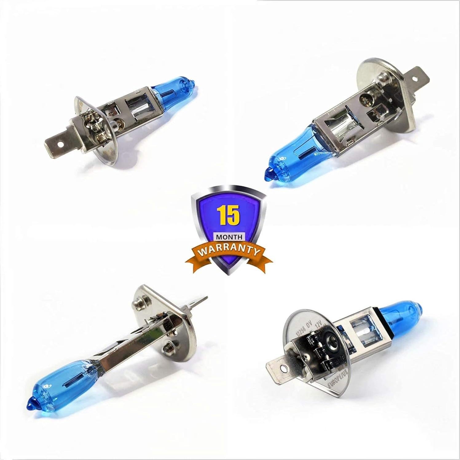 Bombilla Halógena H1 VEXONEYE 12V 55W Luz Blanca 5000K