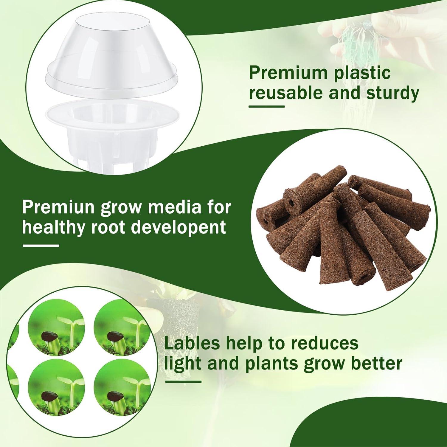 Kit de Cápsulas de Jardín DECYOOL 48pcs Hidropónicas