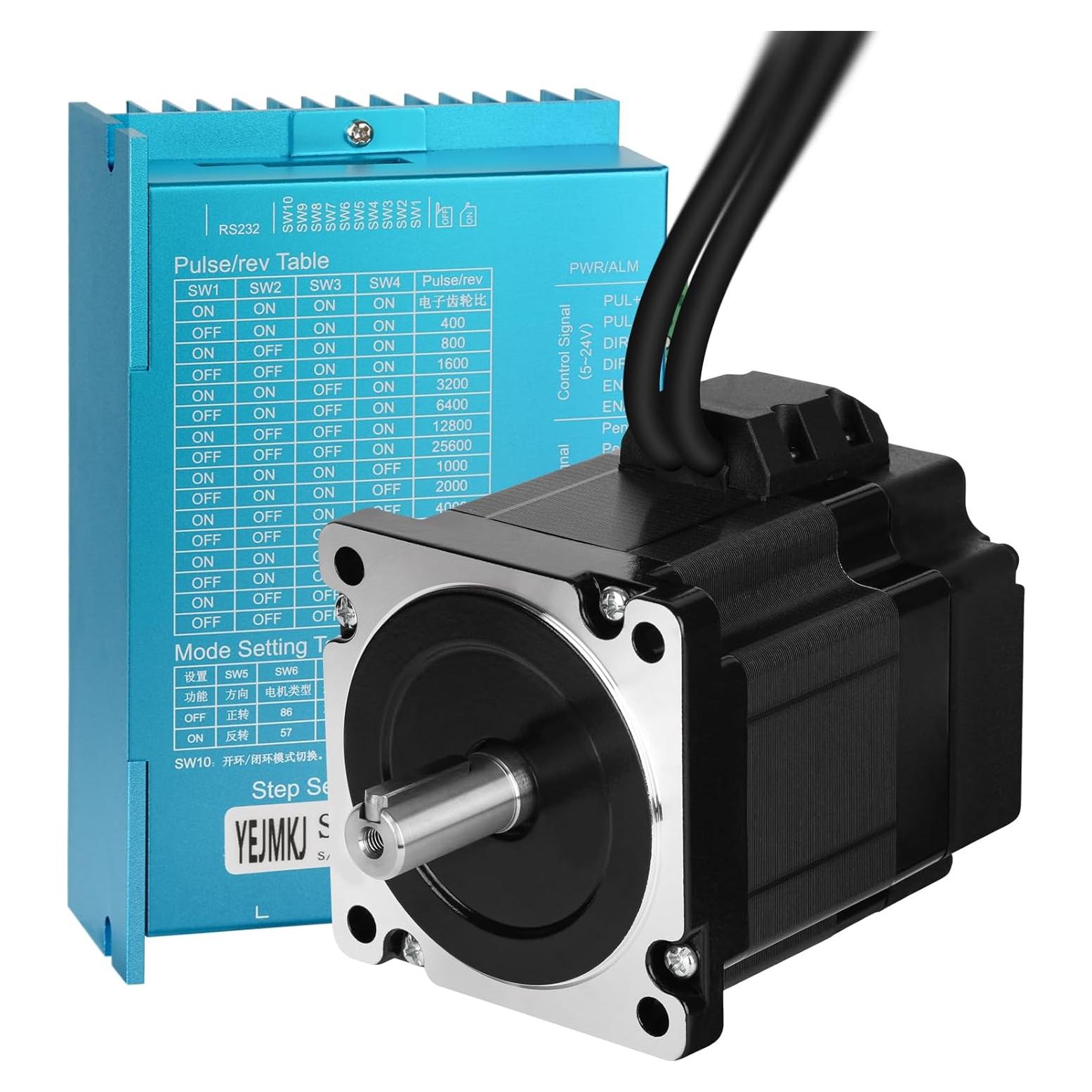 Kit Motor Paso a Paso Nema 34 4.5Nm 78mm + Controlador BHA860