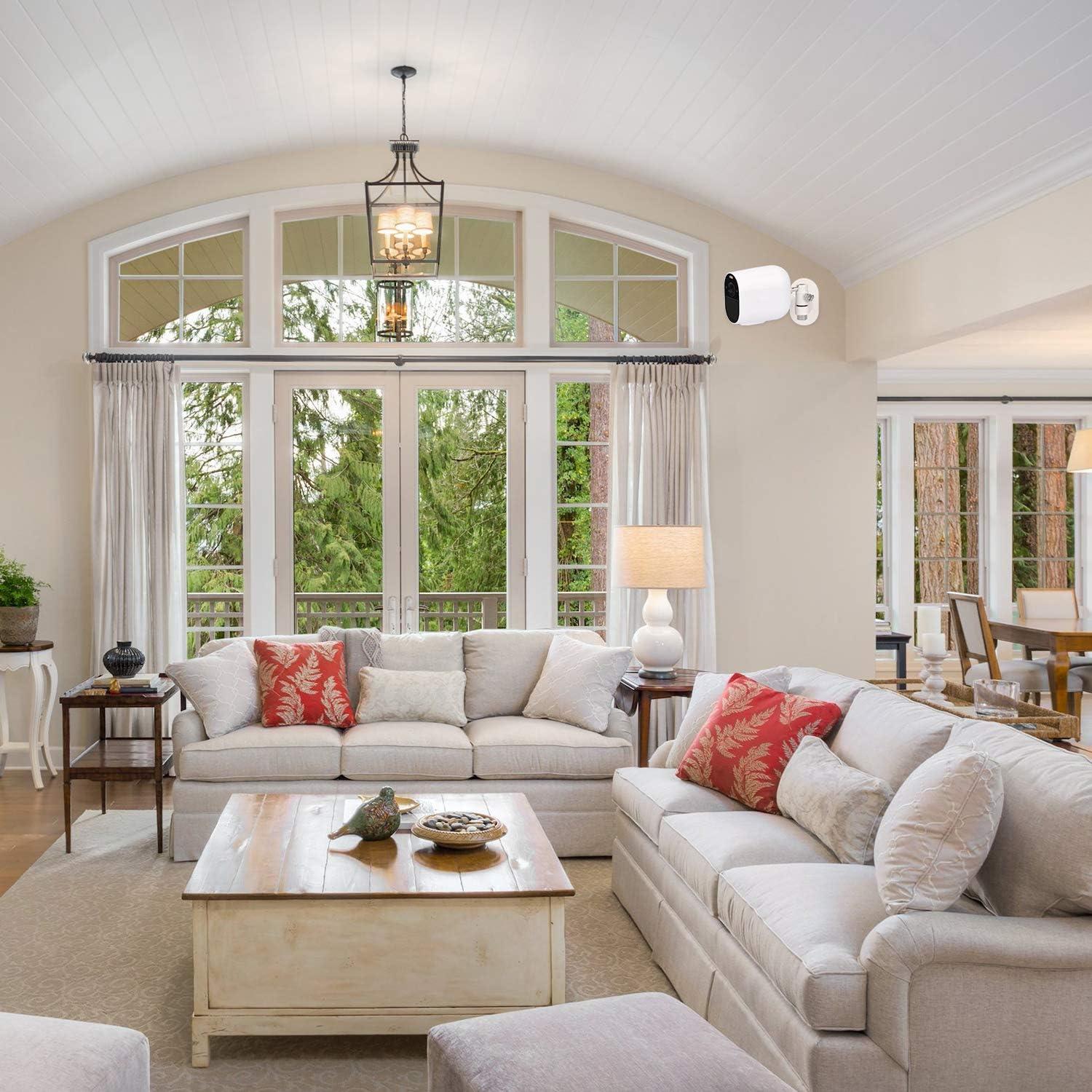 Soporte de Pared Ajustable para Cámaras Arlo - 2 Pack Negro