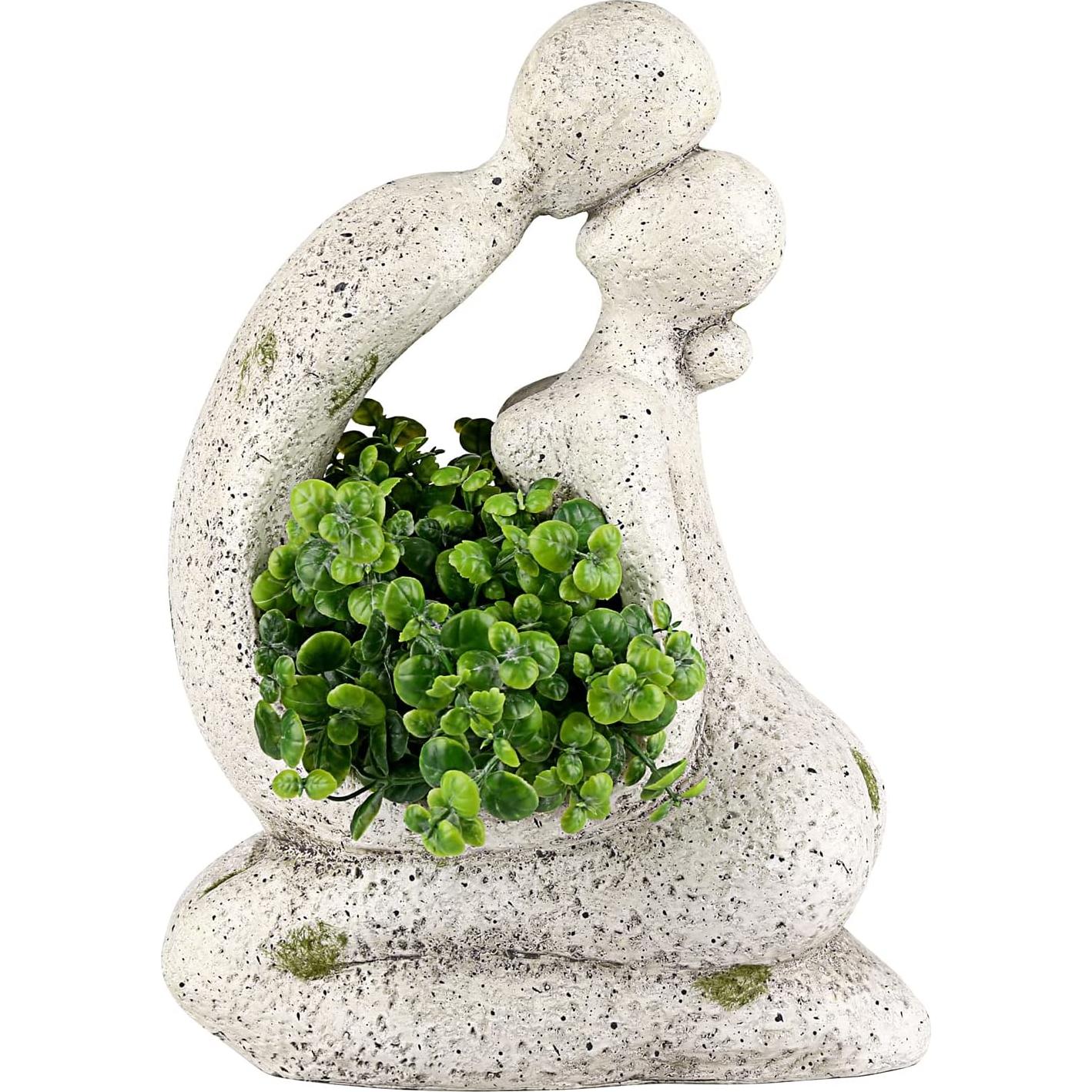 Unique Planters for Indoor Outdoor Plants Head Face Planter Pot Large Succulent Planters Flower Vase with Drainage Hole Around You