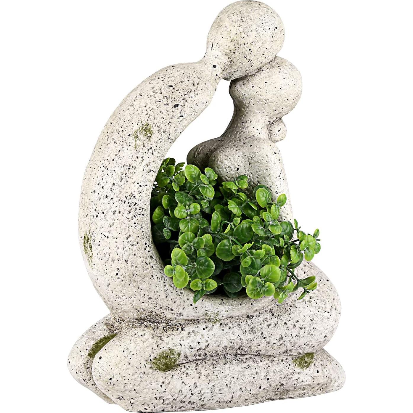 Unique Planters for Indoor Outdoor Plants Head Face Planter Pot Large Succulent Planters Flower Vase with Drainage Hole Around You