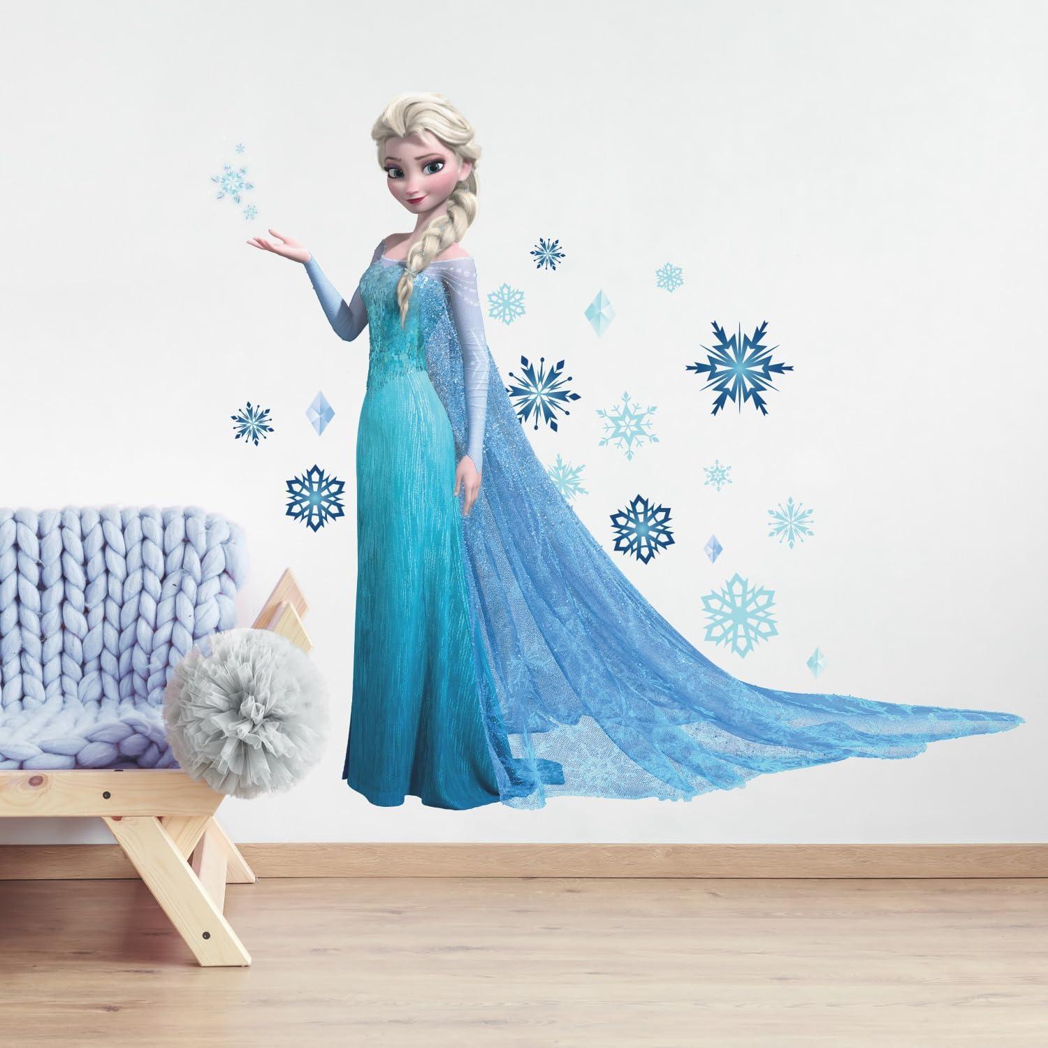 Calcomanías de Pared Gigante Disney Frozen Elsa 123x105cm