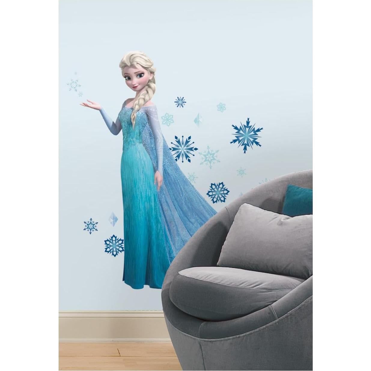 Calcomanías de Pared Gigante Disney Frozen Elsa 123x105cm