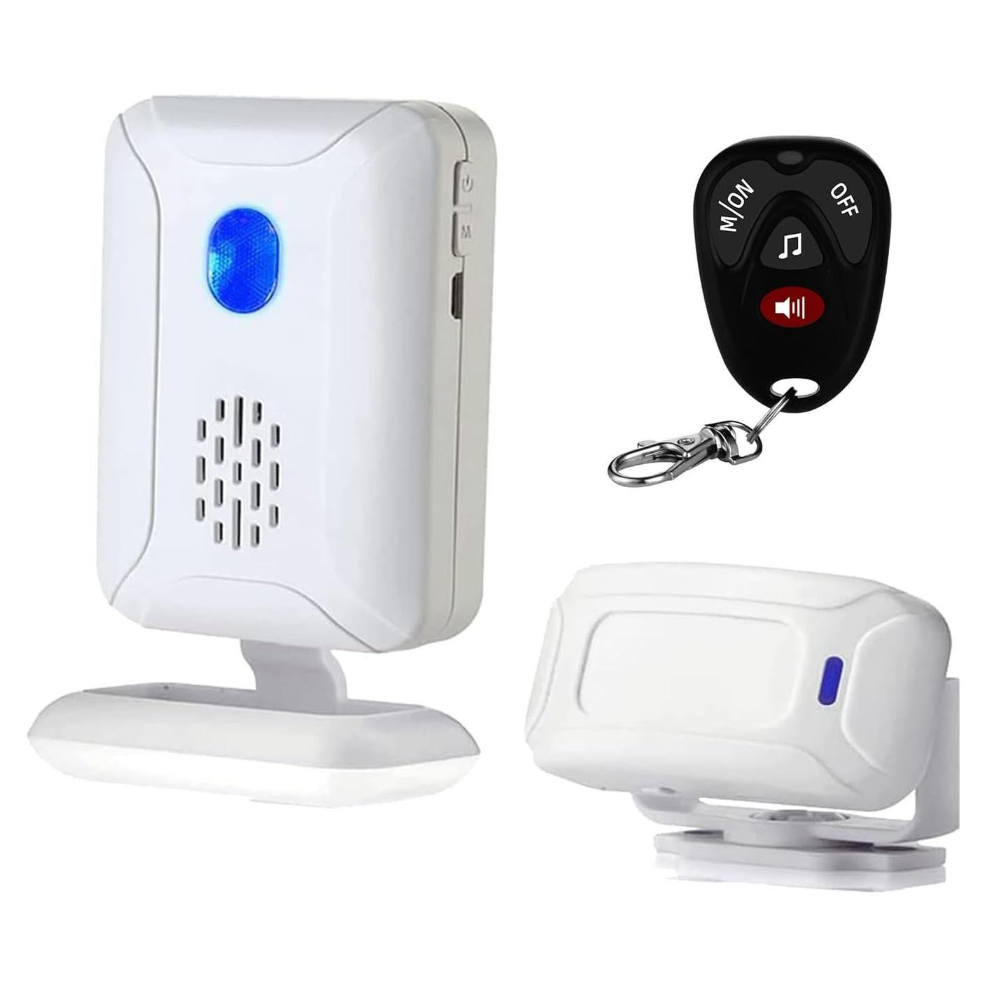 Sensor de Movimiento PIR HoneTeek con Timbre y Control Remoto