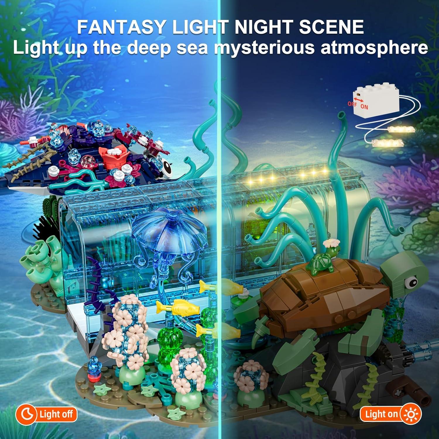 Juego de Bloques de Construcción Acuario QLT 958 Piezas