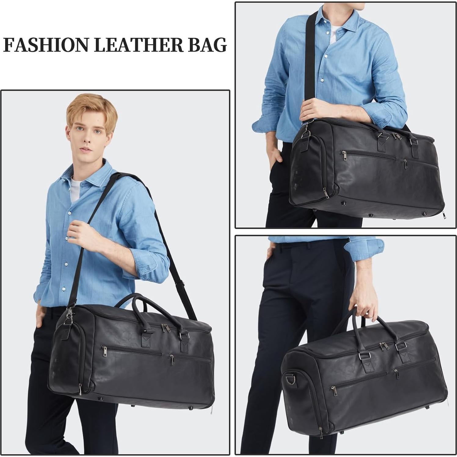 Bolsa de Ropa Convertible Seyfocnia 2 en 1 para Viaje 45L