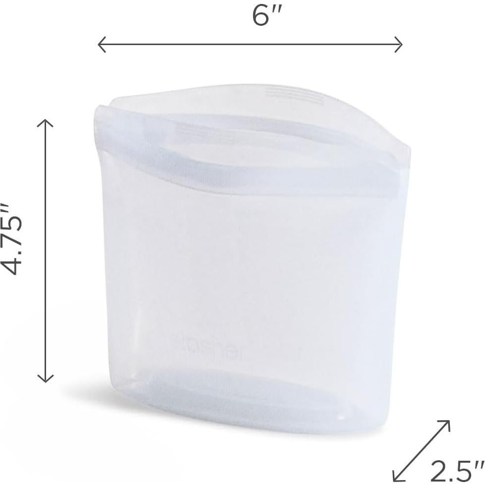 Tazón de Almacenamiento Reutilizable Stasher 1 Taza Azul