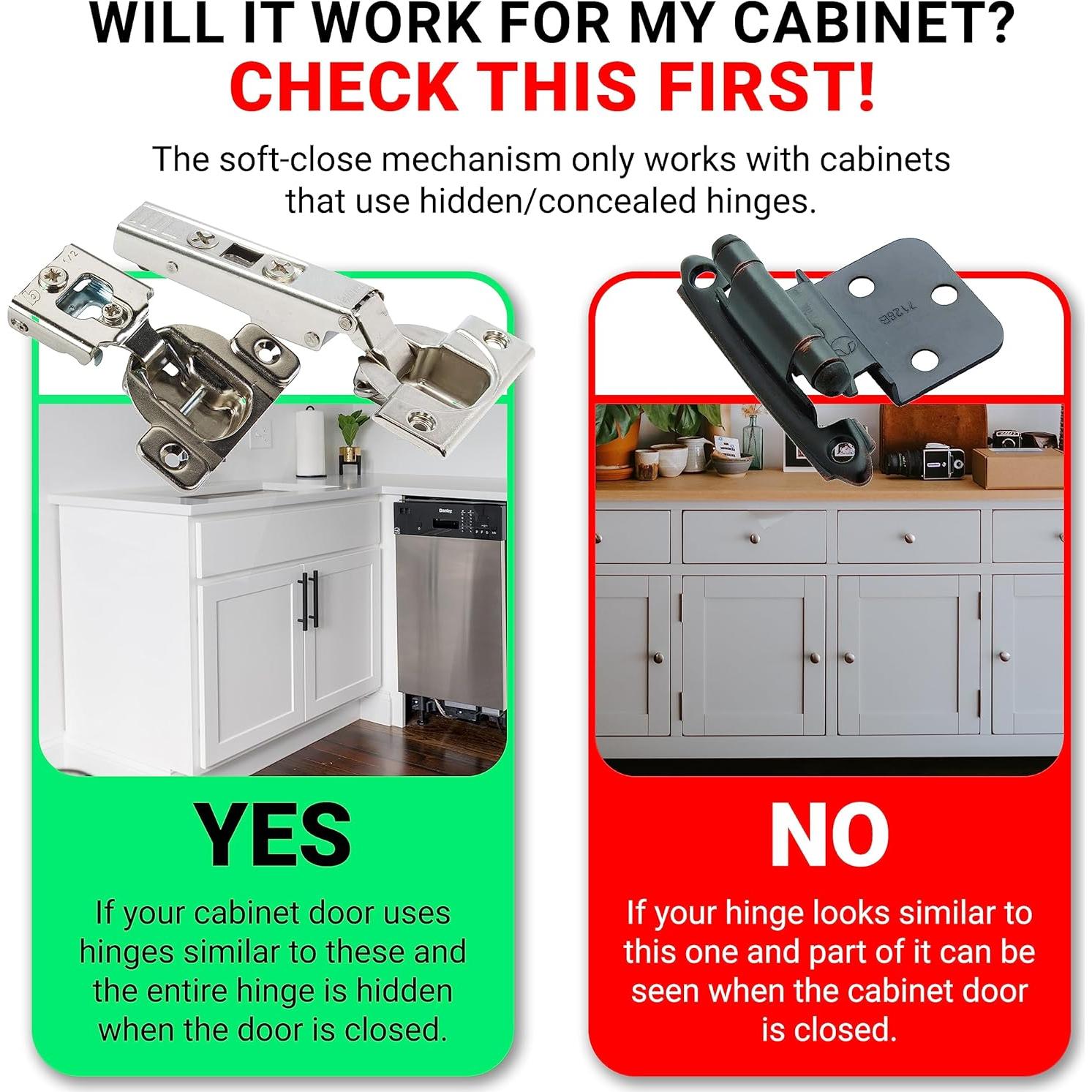 Cierre Suave para Puertas de Gabinete Rok SCD101 Metal Zinc