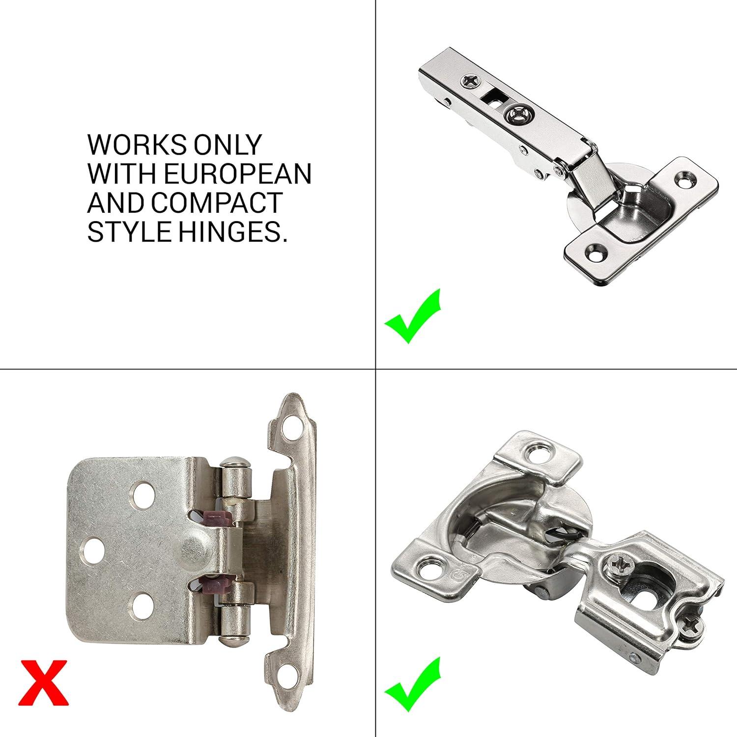 Cierre Suave para Puertas de Gabinete Rok SCD101 Metal Zinc