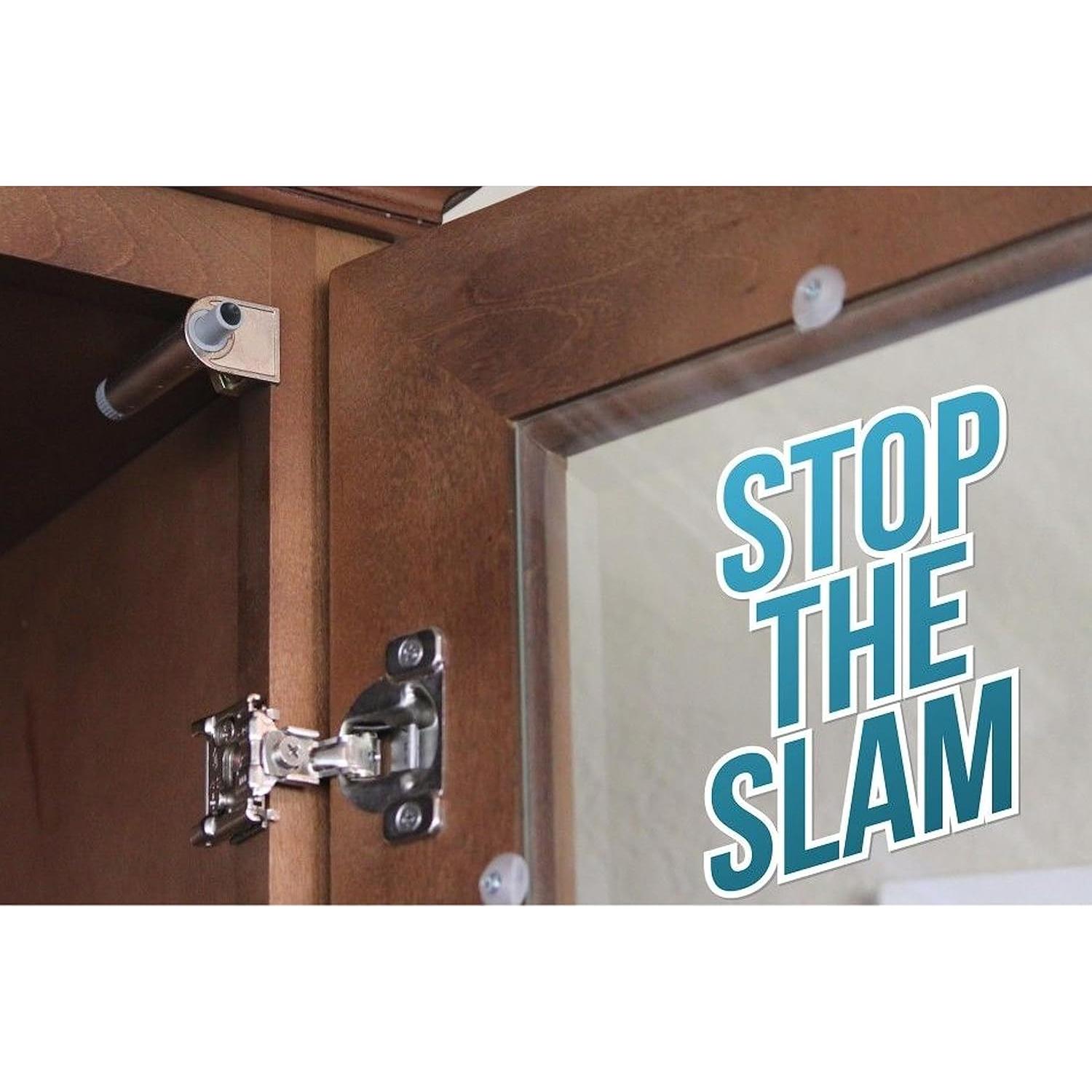 Cierre Suave para Puertas de Gabinete Rok SCD101 Metal Zinc