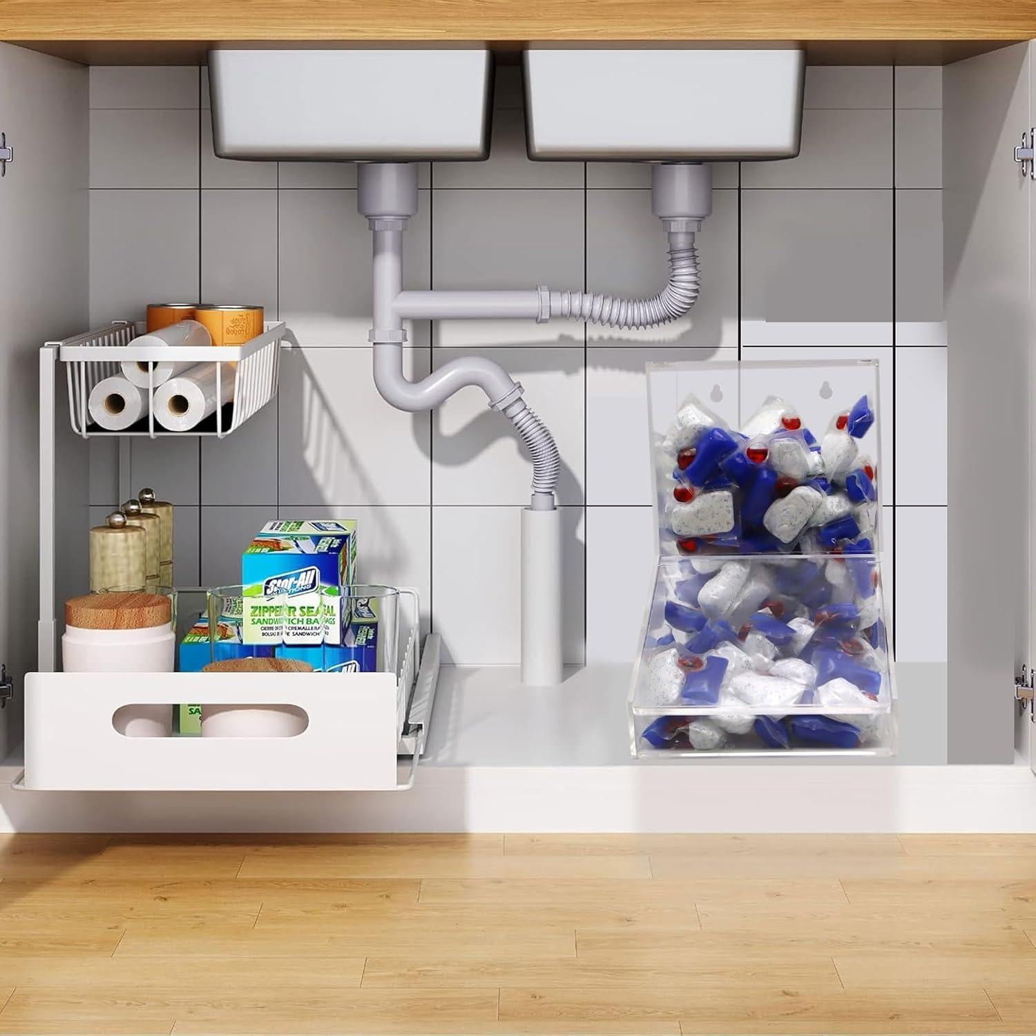 Dispensador Acrílico para Cápsulas de Lavandería Shonmogar 0.71kg