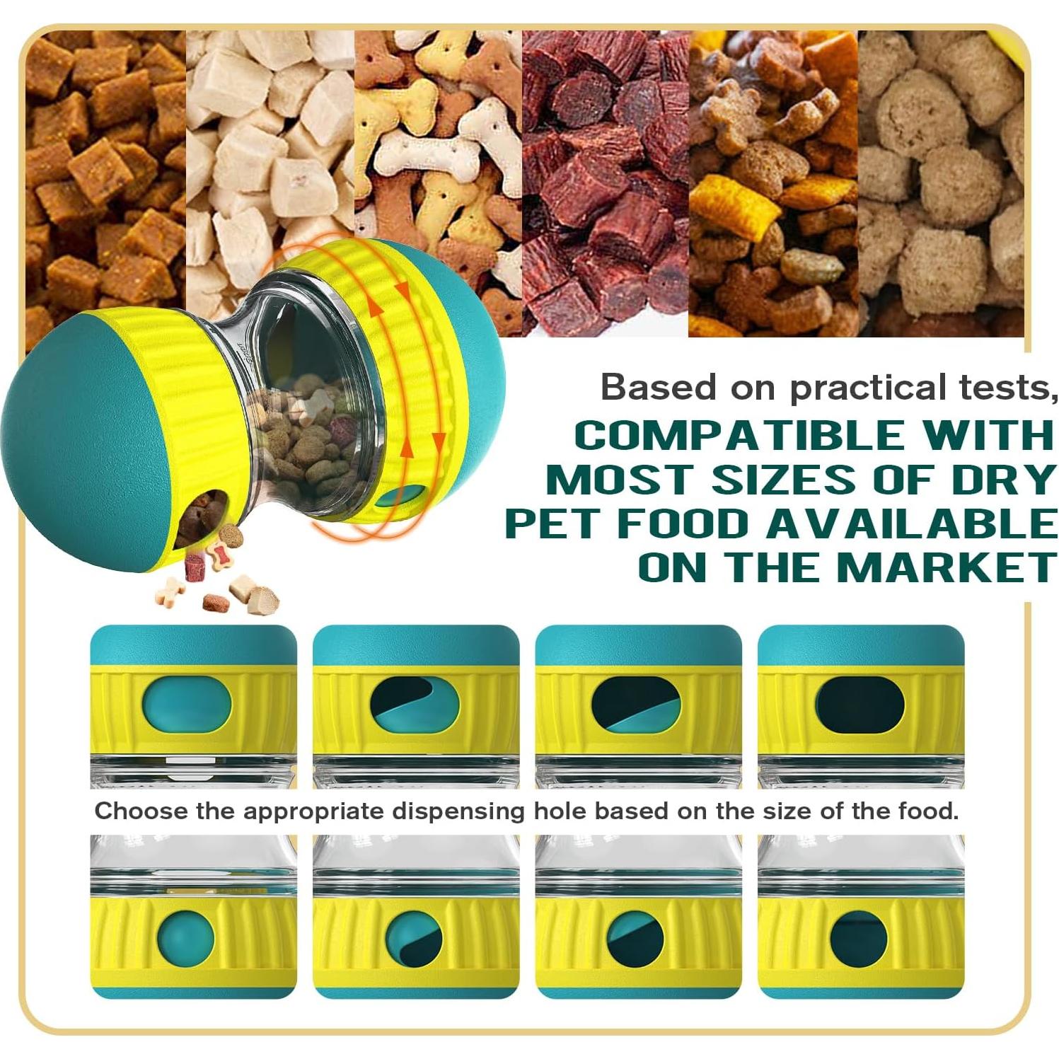 Juguete de Rompecabezas para Perros BSISUERM 2Pack Verde