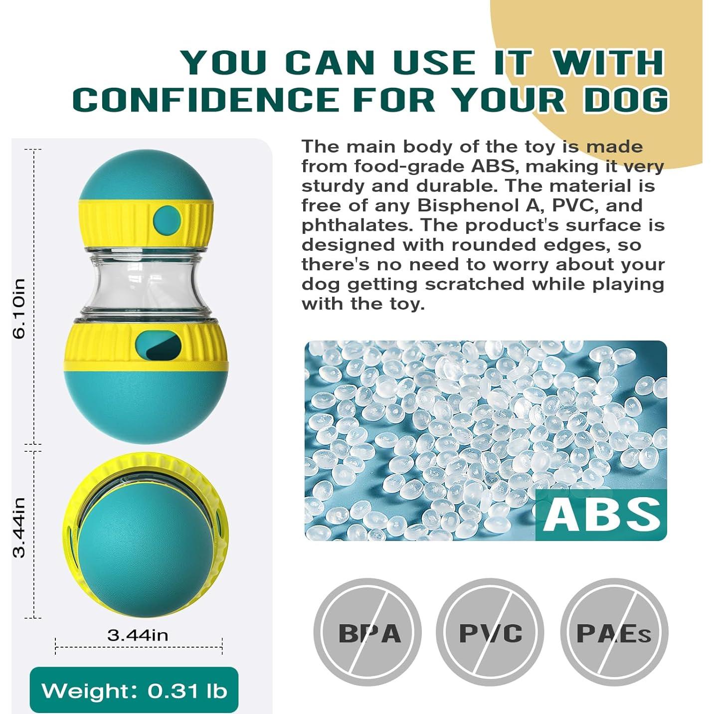 Juguete de Rompecabezas para Perros BSISUERM 2Pack Verde