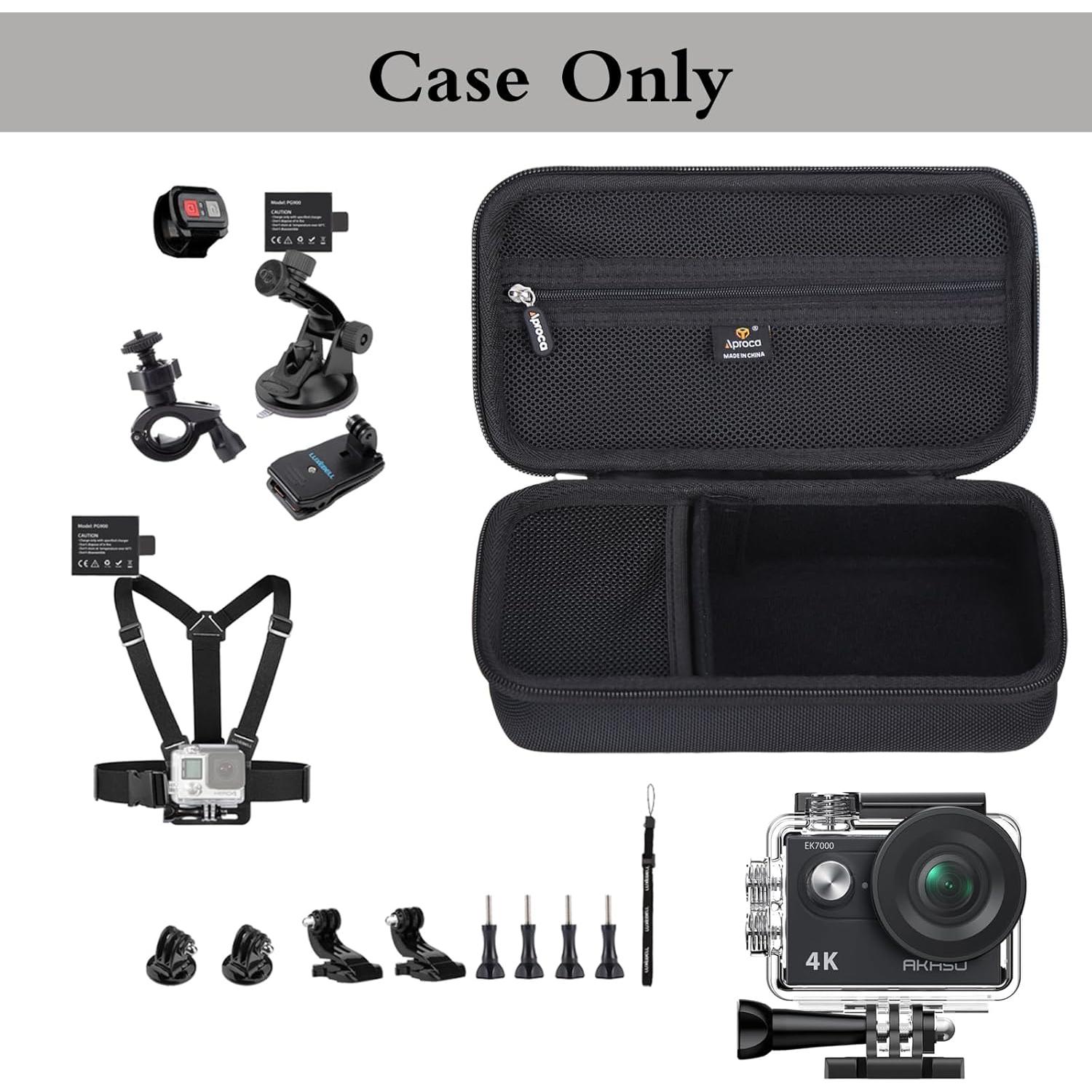 Funda de Almacenamiento Dura Aproca para Cámara AKASO EK7000 4K