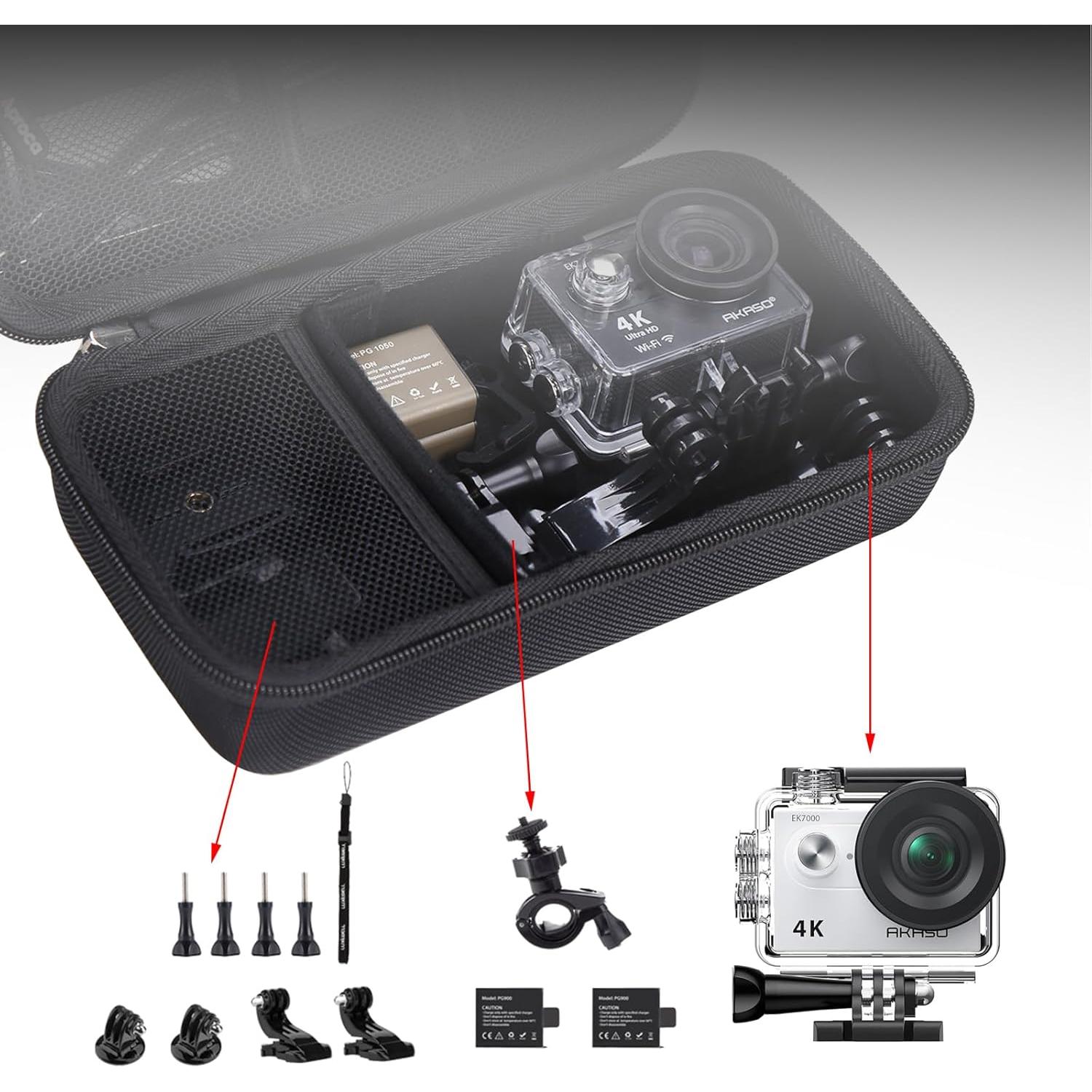 Funda de Almacenamiento Dura Aproca para Cámara AKASO EK7000 4K