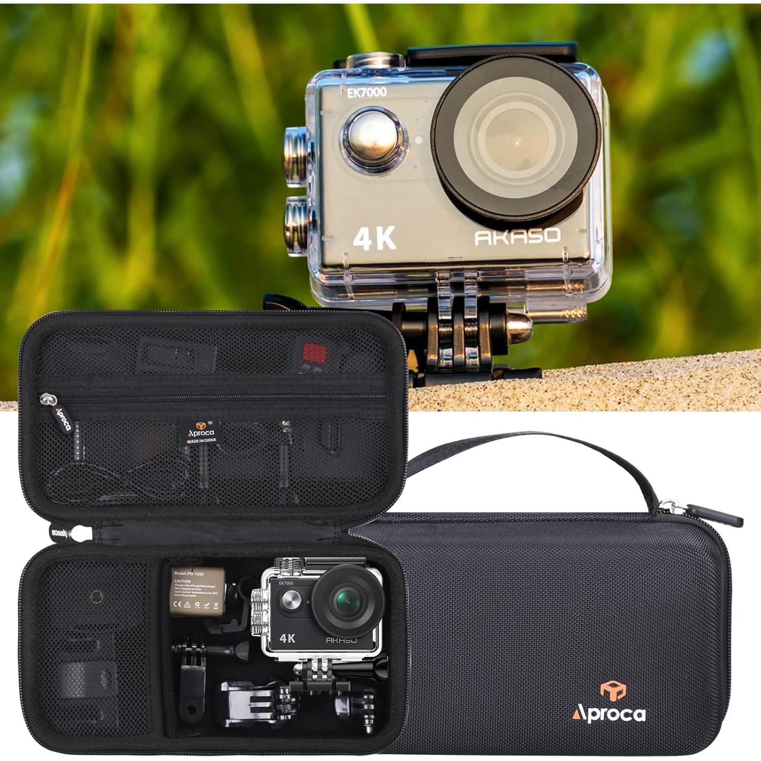 Funda de Almacenamiento Dura Aproca para Cámara AKASO EK7000 4K