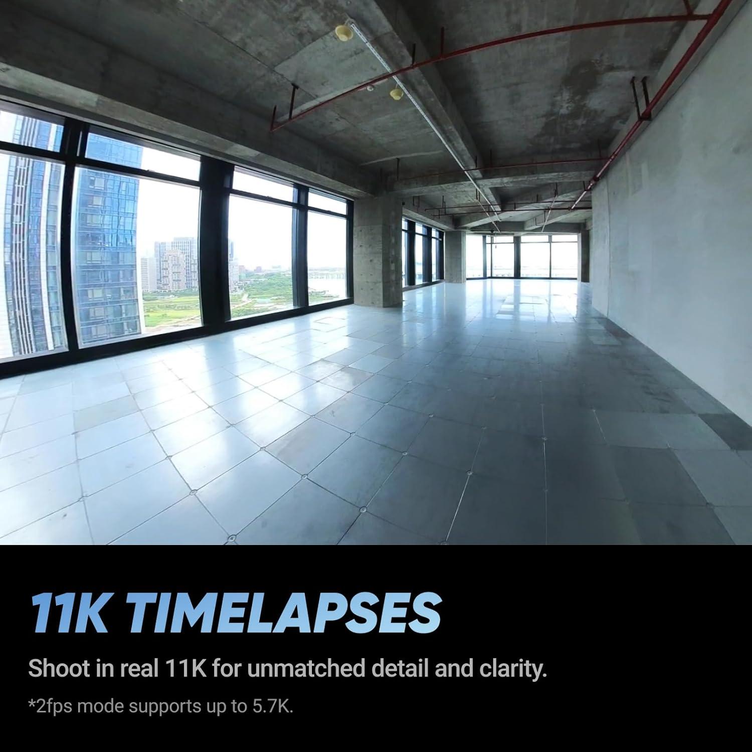 Cámara 360° Insta360 X4 - Video 8K, Foto 72MP, Paquete Completo