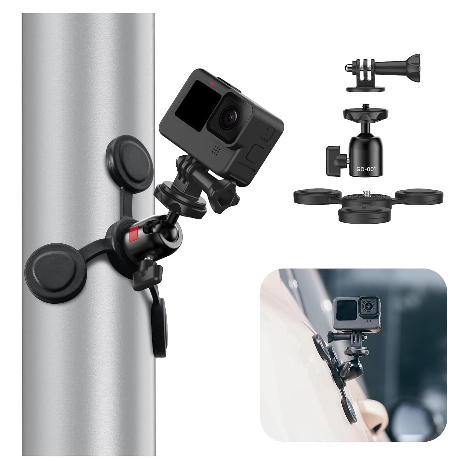 Soporte de Ventosa ULANZI SC-01 para Cámaras de Acción