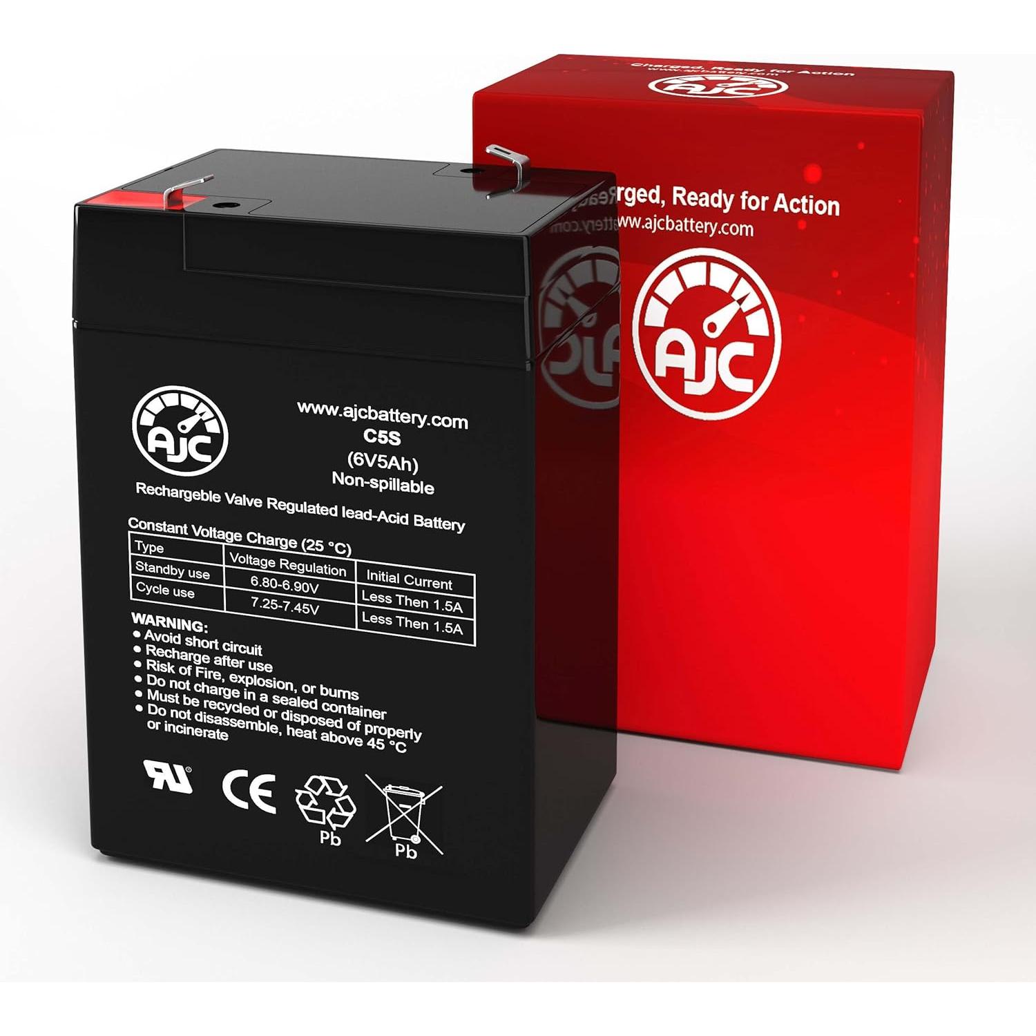 Batería AJC 6V 5Ah para Quad Infantil Disney Frozen KT1168 KT1167