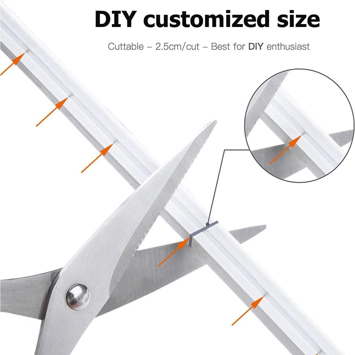 Luces de tira LED Neón MaxLaxer 5m 12V Impermeables Blancas