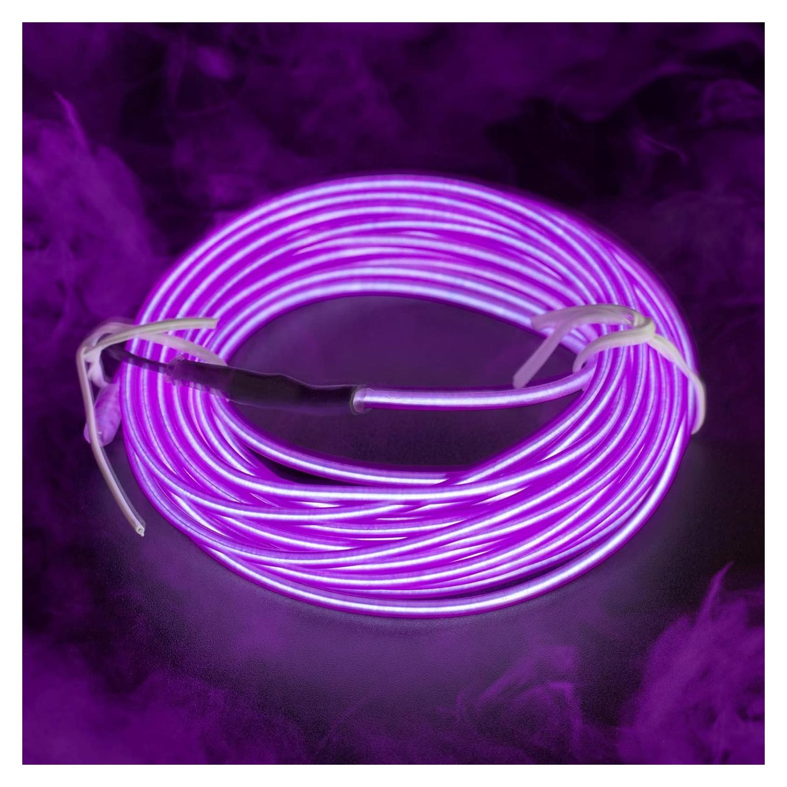 Cable de Neón EL 5m IMDCGYY Luz Flexible 3 Modos Decorativa