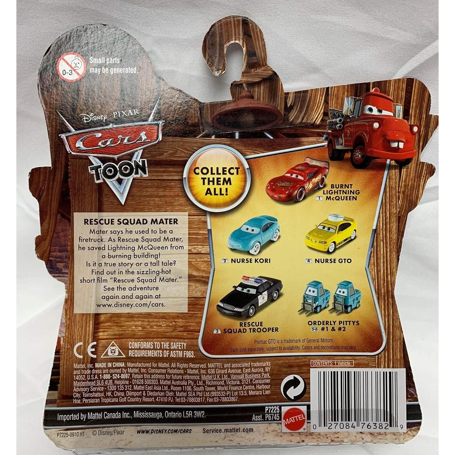 Vehículo Die-Cast Enfermera Kori #2 Disney/Pixar Cars 1:55