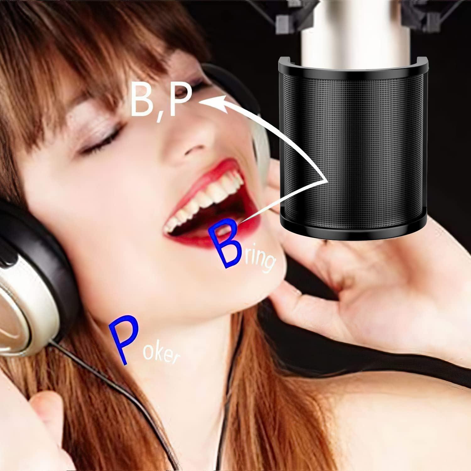 Filtro Pop PEMOTech 3 Capas para Micrófono 45-61 mm