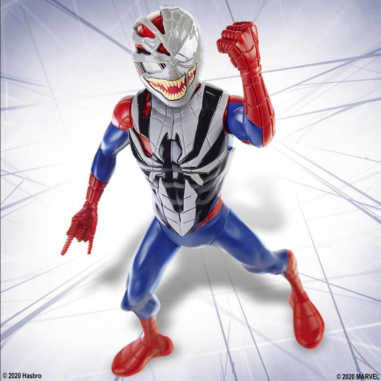 Figura Spider-Man Venomizado Hasbro 30 cm con sonidos