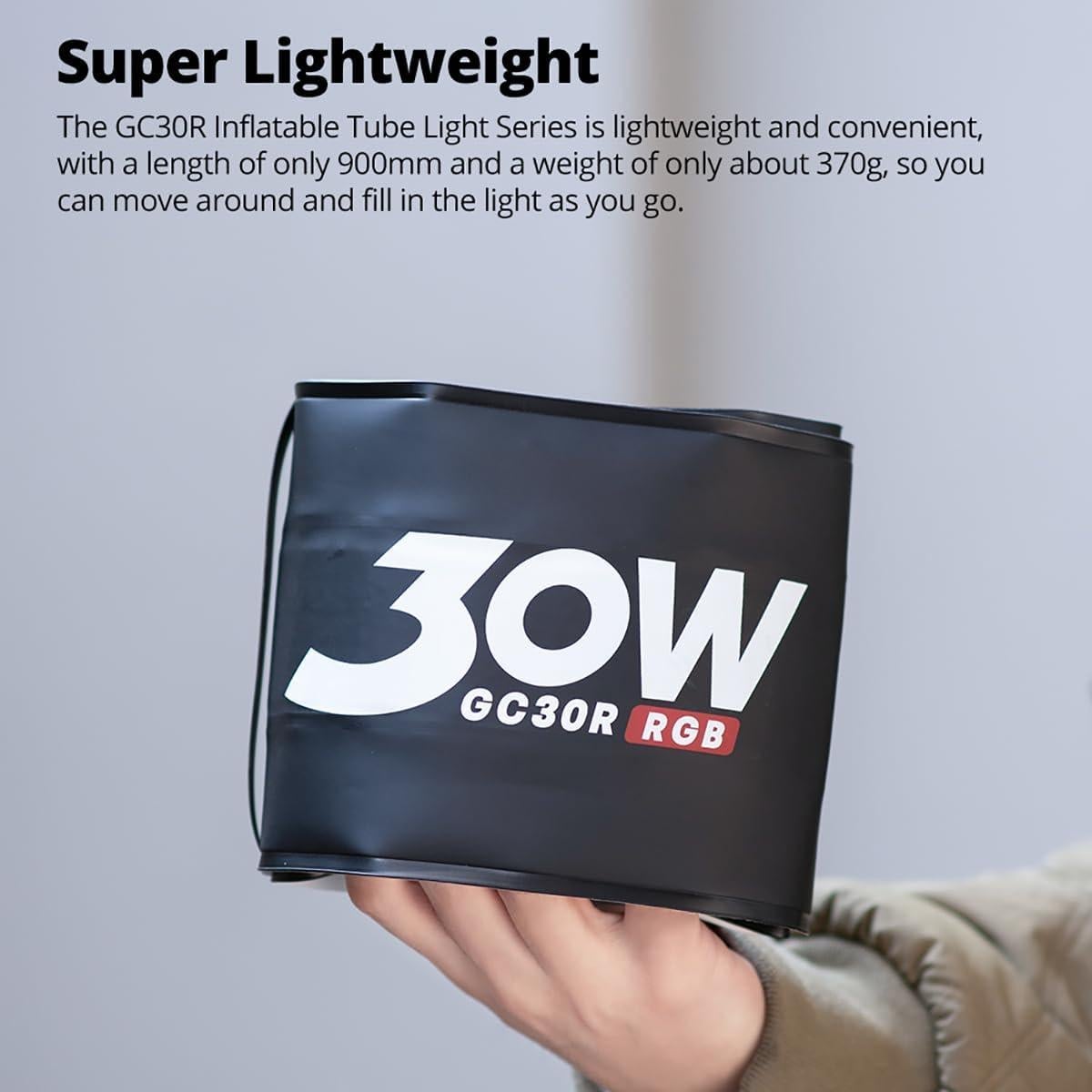 Luz LED Inflable Ambitful GC30R 30W RGB 90cm CRI 95+